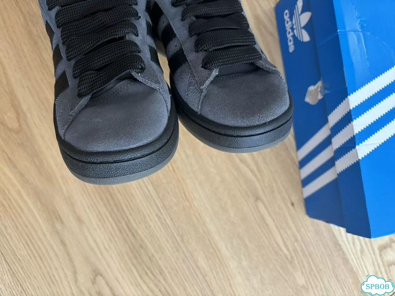 Кеды adidas темно-серые 38,5 фото 5