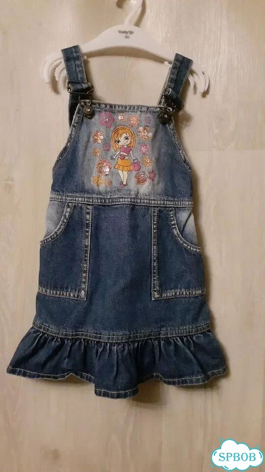Джинсовый сарафан для девочки Cloria jeans фото 1