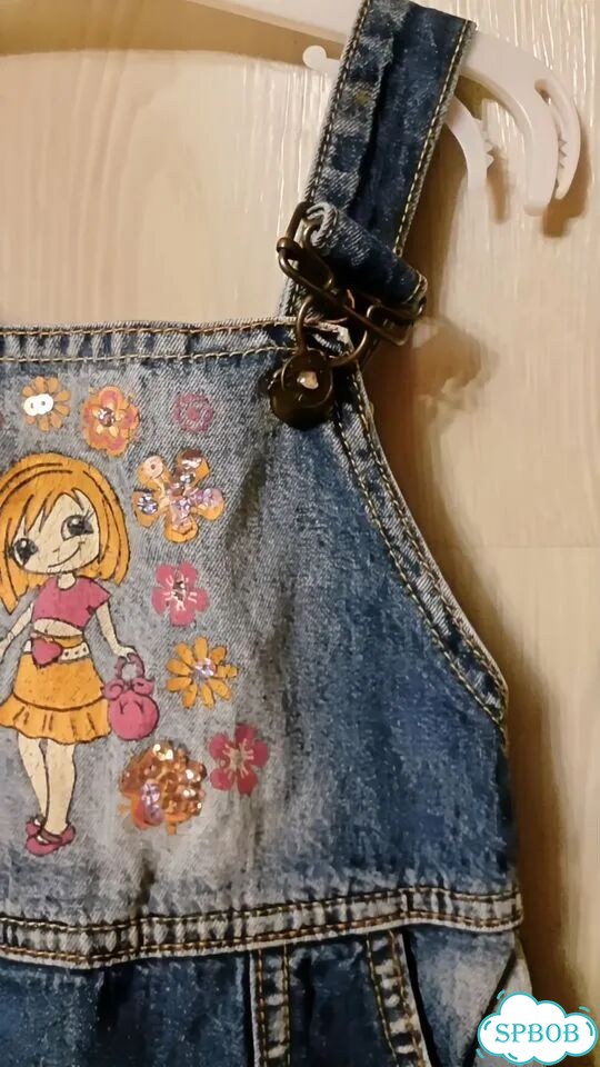 Джинсовый сарафан для девочки Cloria jeans фото 3