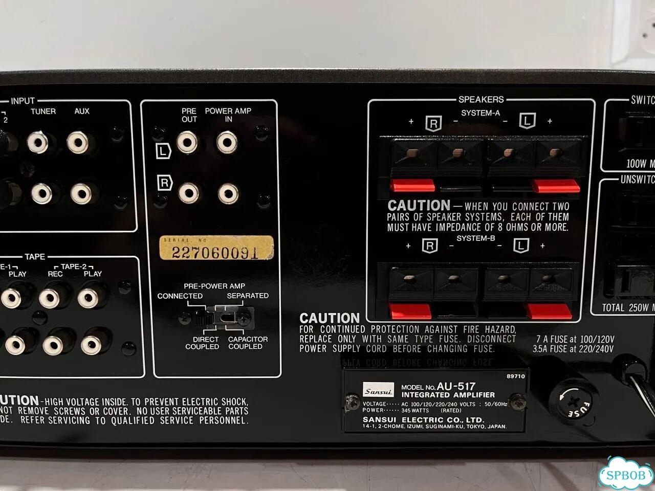 Sansui AU-517 Стерео Усилитель пр-ва Япония фото 9