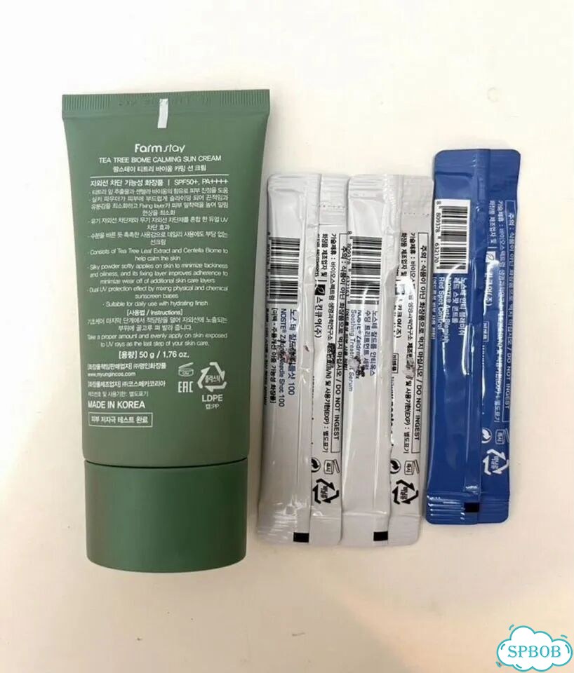 Солнцезащитный крем FarmStay Tea Tree SPF50+ фото 2