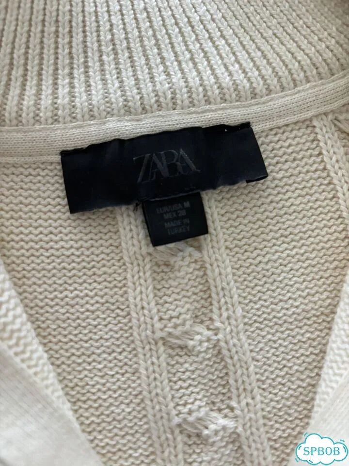 Кофта zara новая бежевая фото 2
