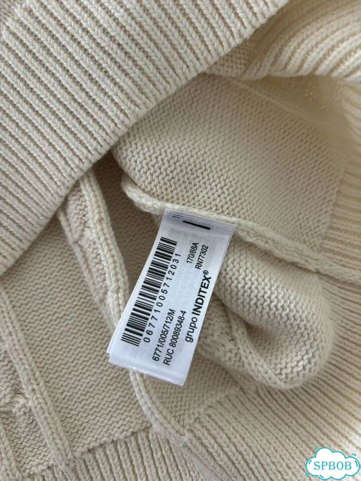 Кофта zara новая бежевая фото 3