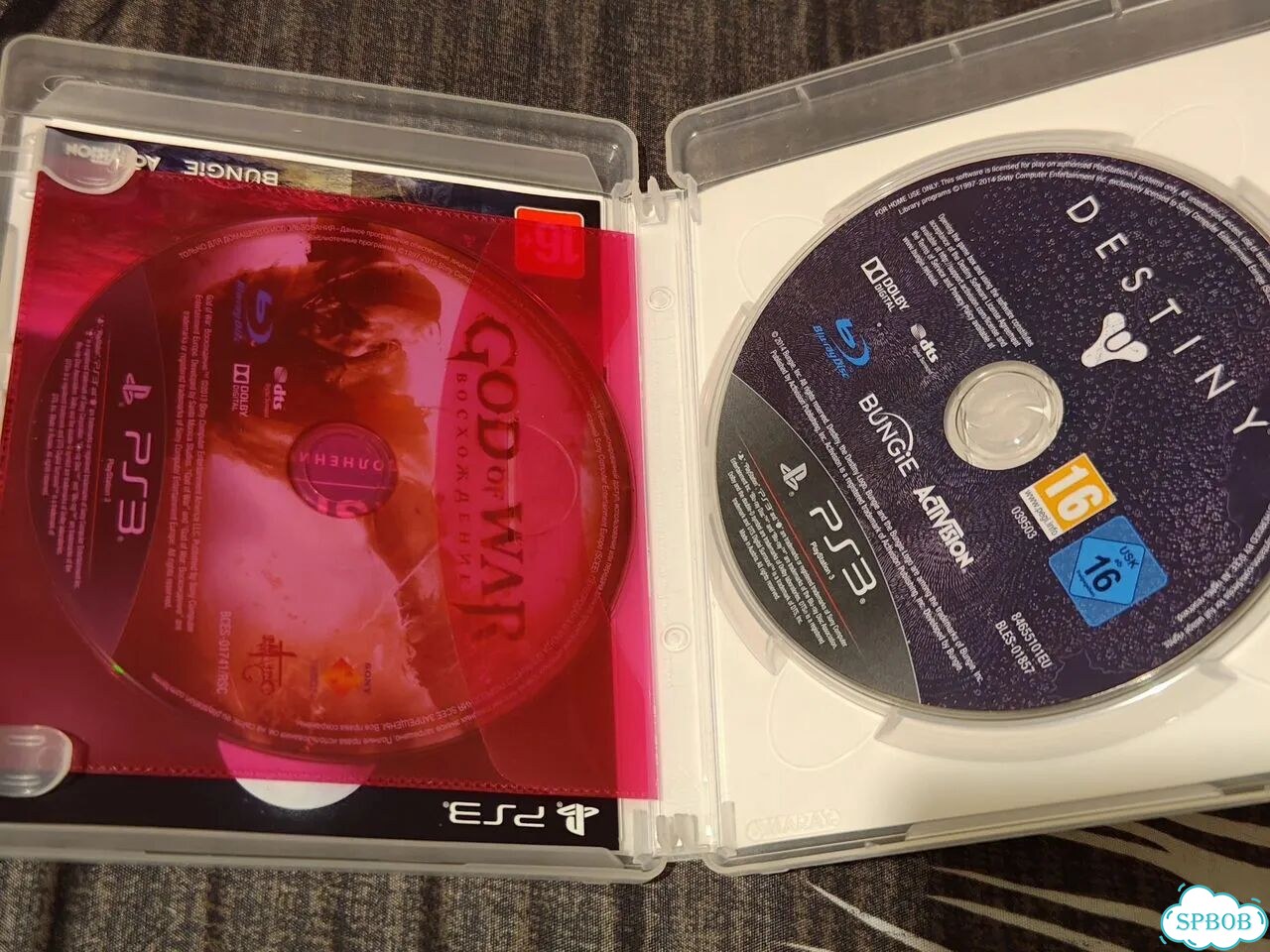 God of war восхождение ps3 + Destiny (бонусом) фото 2