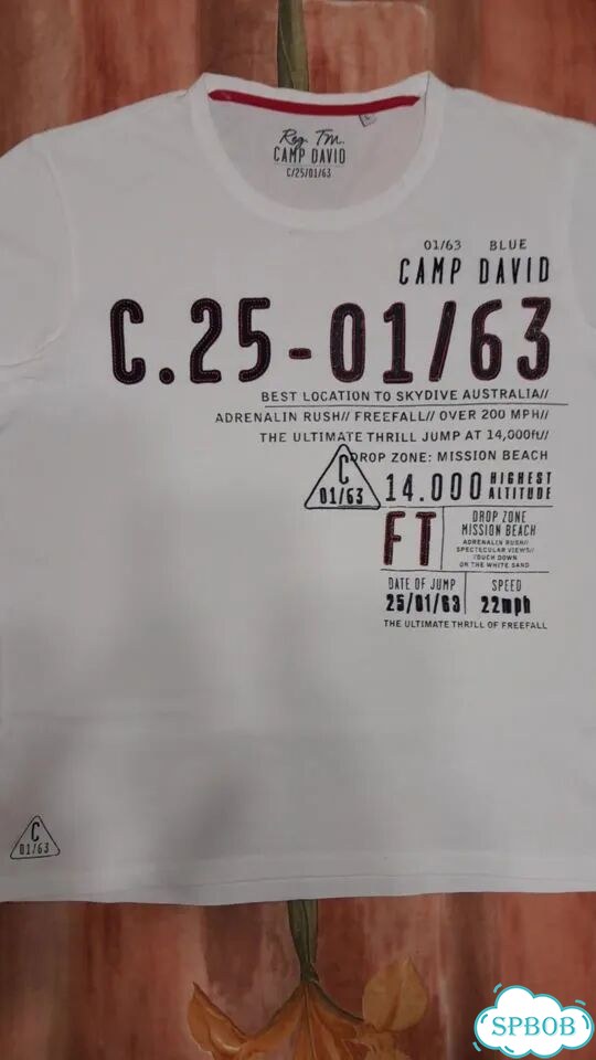 Camp david хлопковая футболка фото 1