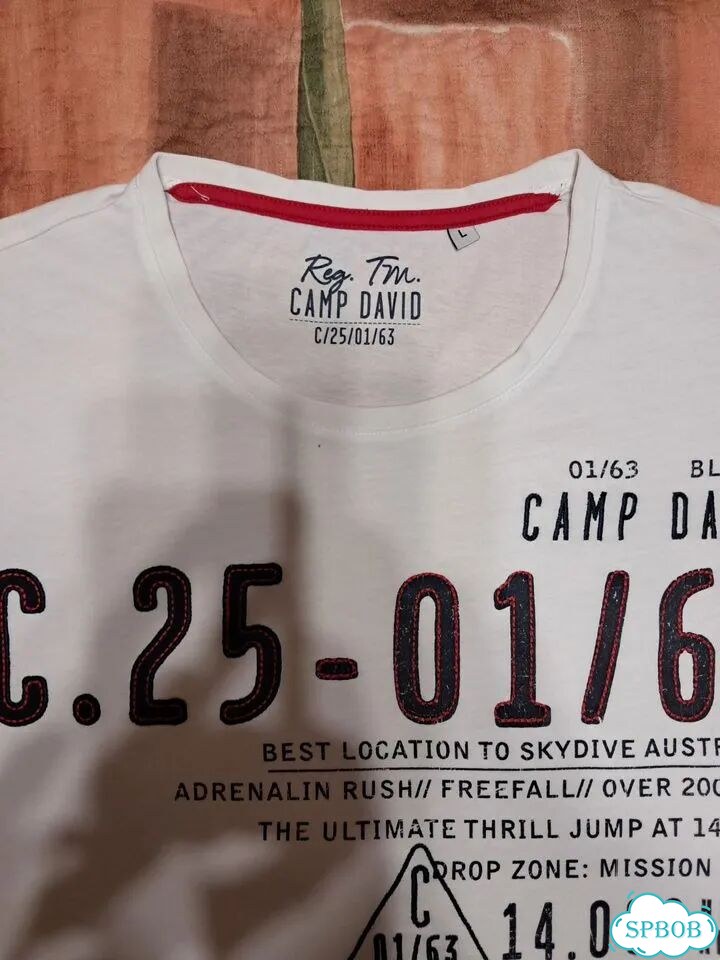 Camp david хлопковая футболка фото 2