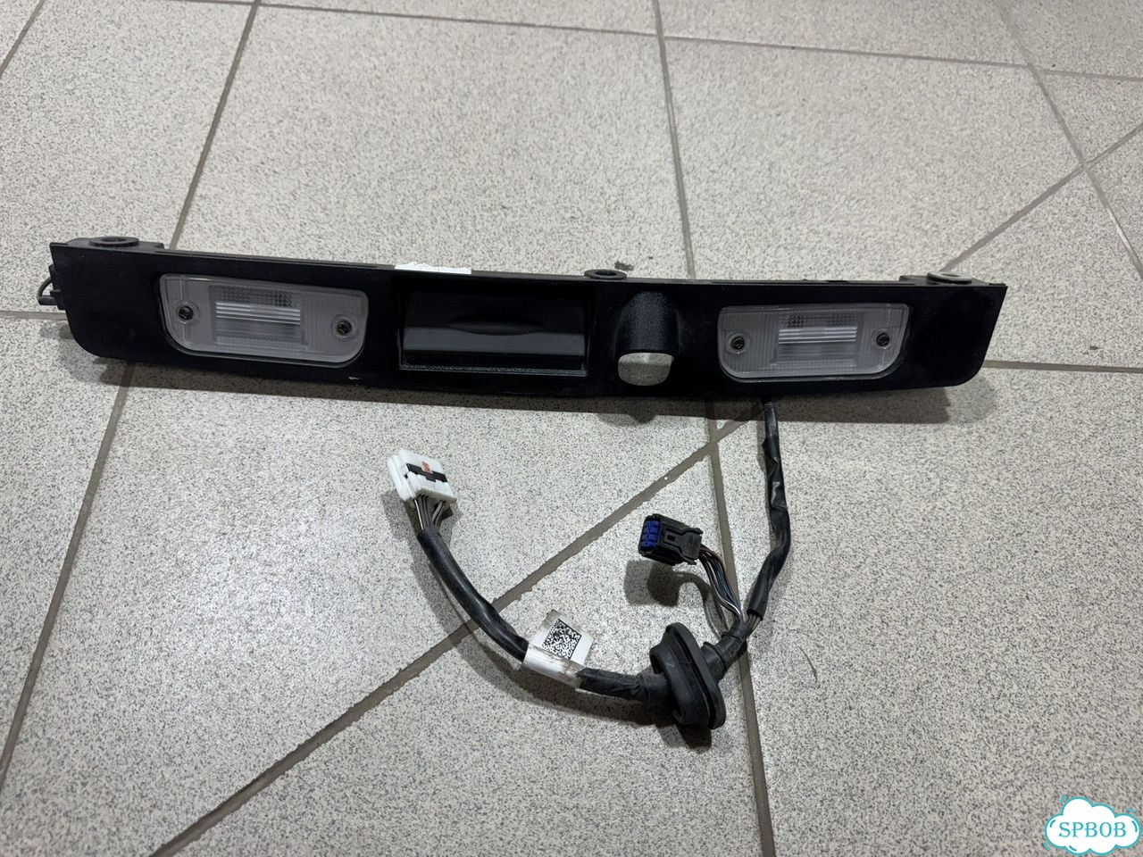 Подсветка номера+кнопка Hyundai Santa Fe 4 TM фото 1
