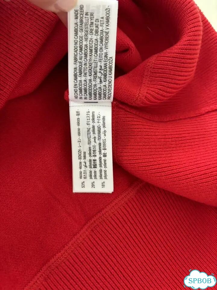 Свитер zara красный новый фото 4