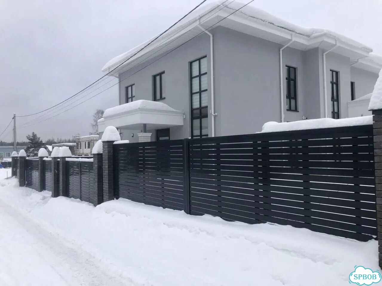 Монтаж забора ранчо фото 5
