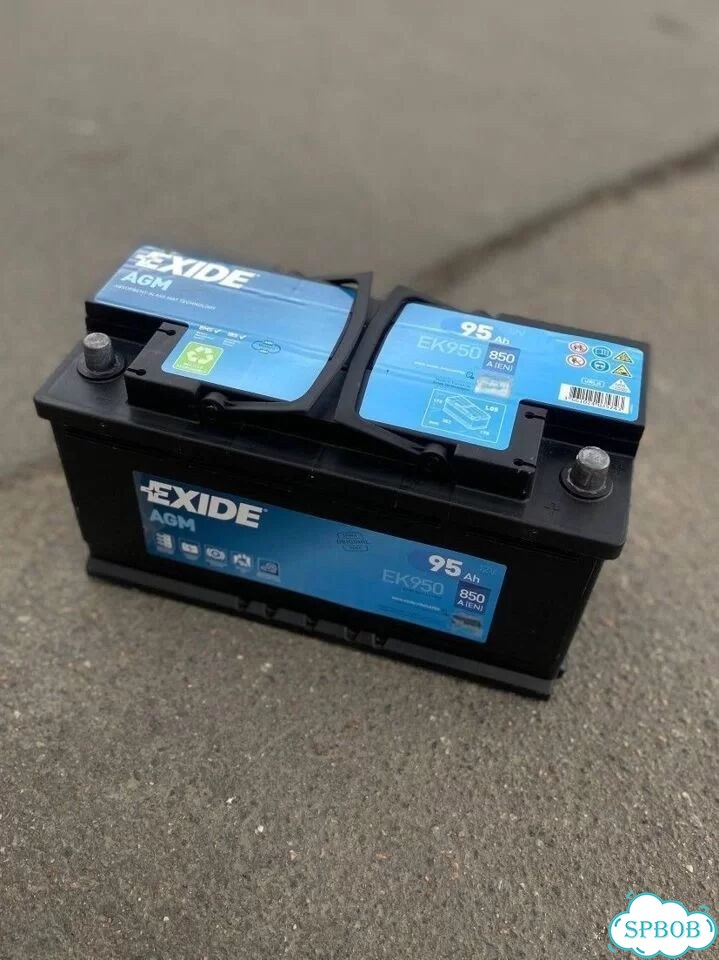 Аккумулятор AGM 95Ah Exide Свежий с гарантией фото 1