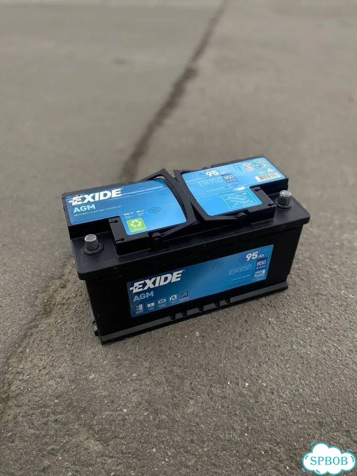 Аккумулятор AGM 95Ah Exide Свежий с гарантией фото 2