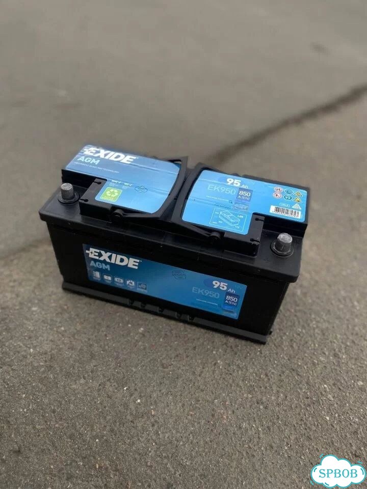 Аккумулятор AGM 95Ah Exide Свежий с гарантией фото 3