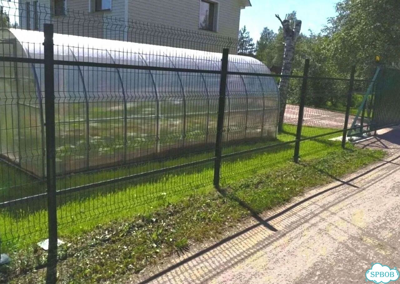 Забор из сетки 3Д гиттер с установкой и доставкой фото 5