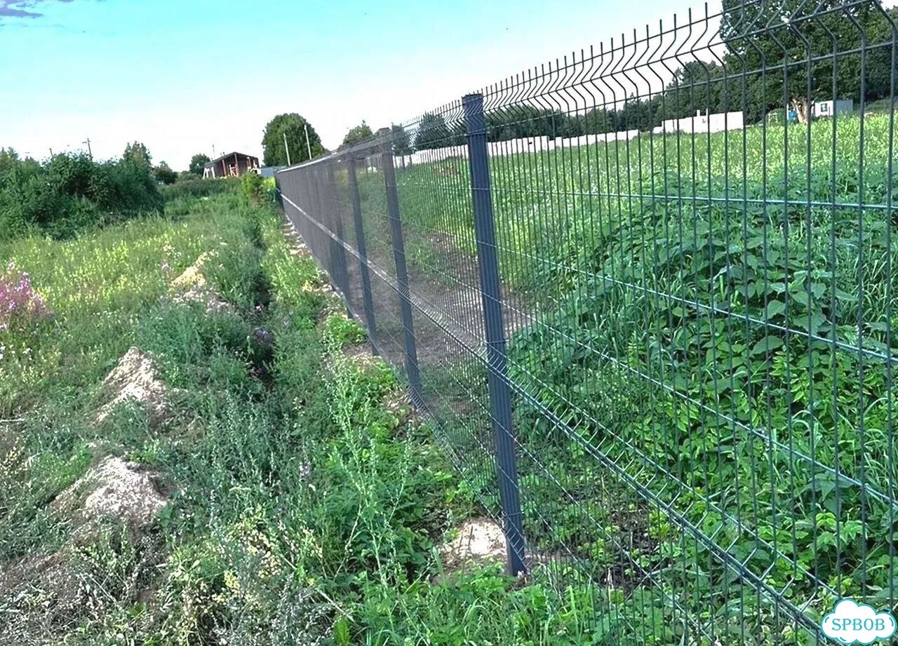 Забор из сетки 3Д гиттер с установкой и доставкой фото 7