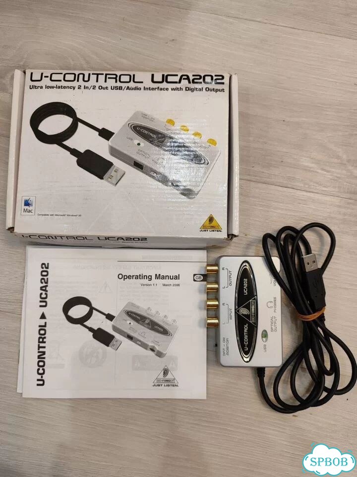 Внешняя звуковая карта behringer uca-202 фото 1
