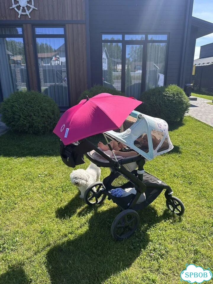 Bugaboo зонтик розовый фото 1