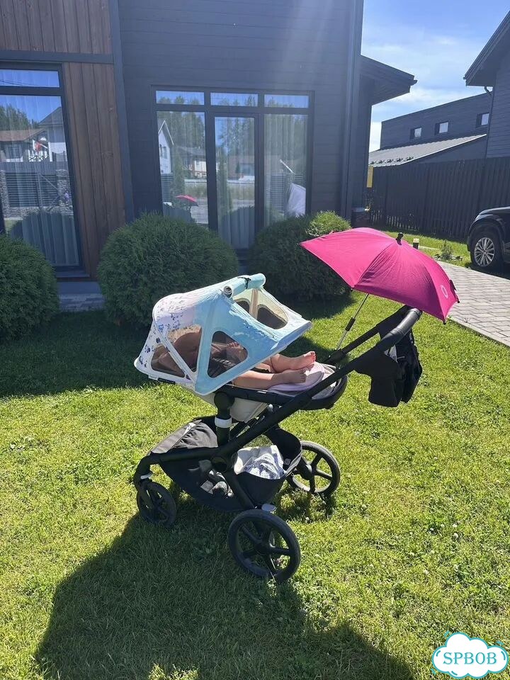 Bugaboo зонтик розовый фото 2
