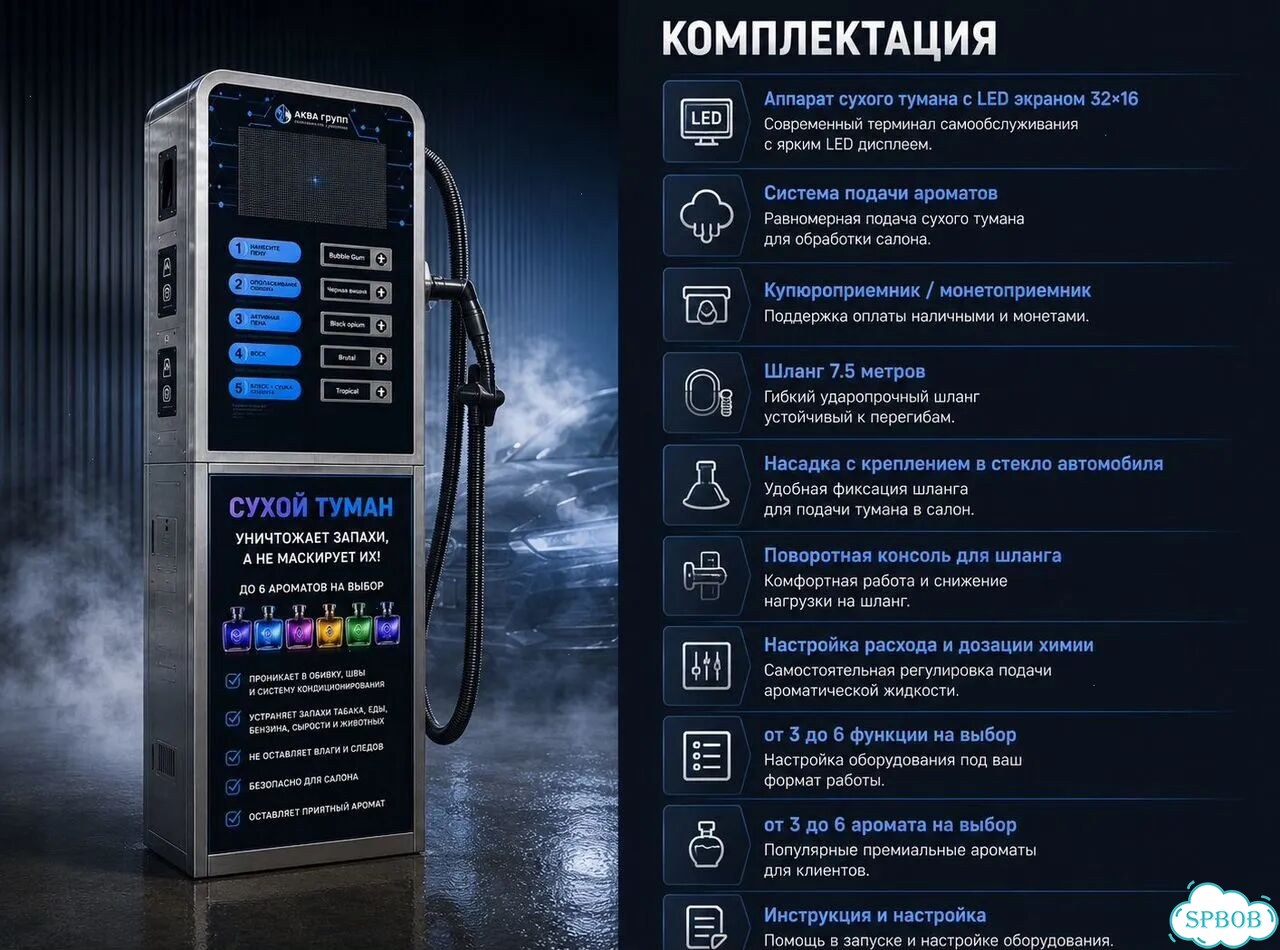 Терминал сухого тумана 4 режима ароматизации exper фото 4