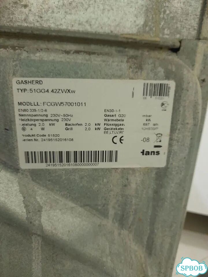 Газовая плита Hansa fcgw фото 4