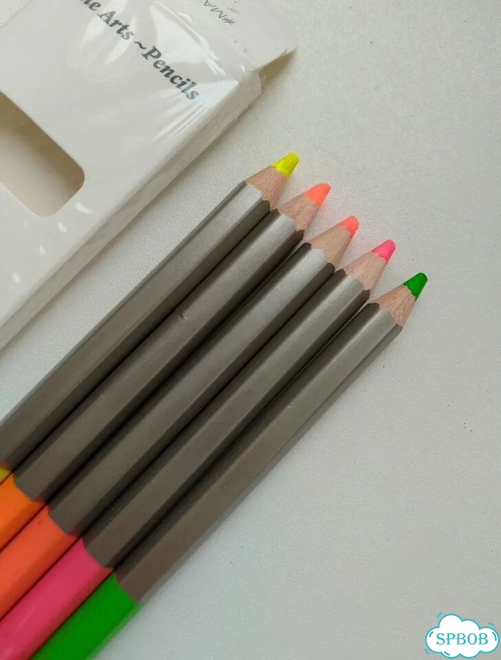 Карандаши Малевичъ GrafArt PRO,неоновые,5цветов фото 2