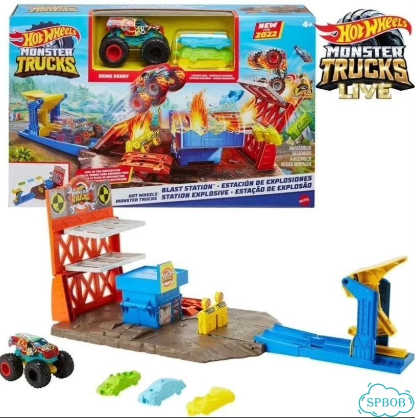 Игровой набор hot wheels взрывная станция фото 1