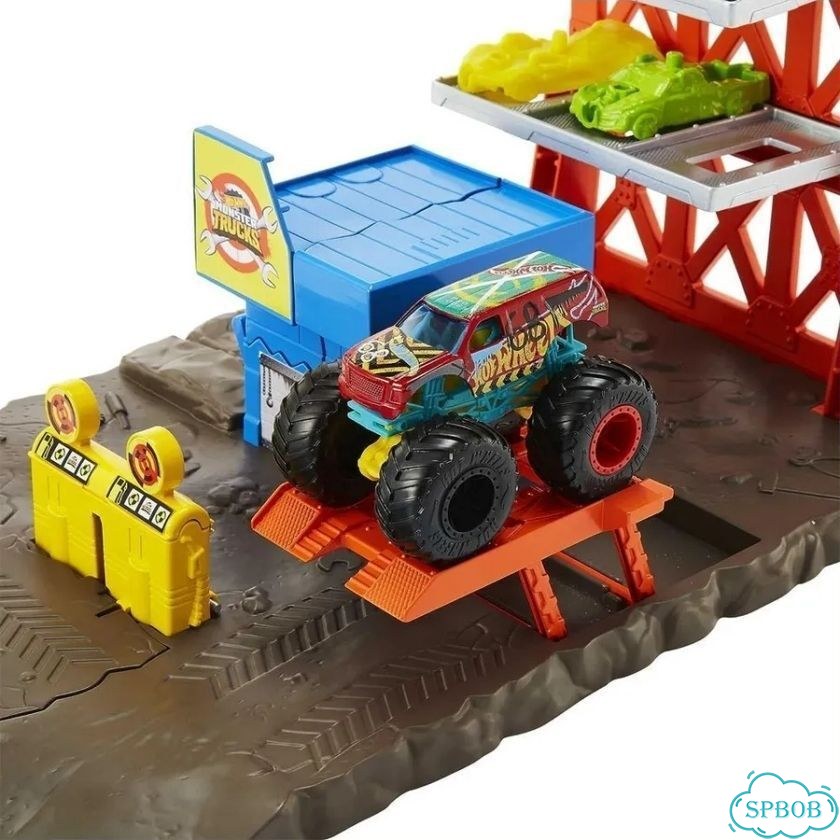 Игровой набор hot wheels взрывная станция фото 7