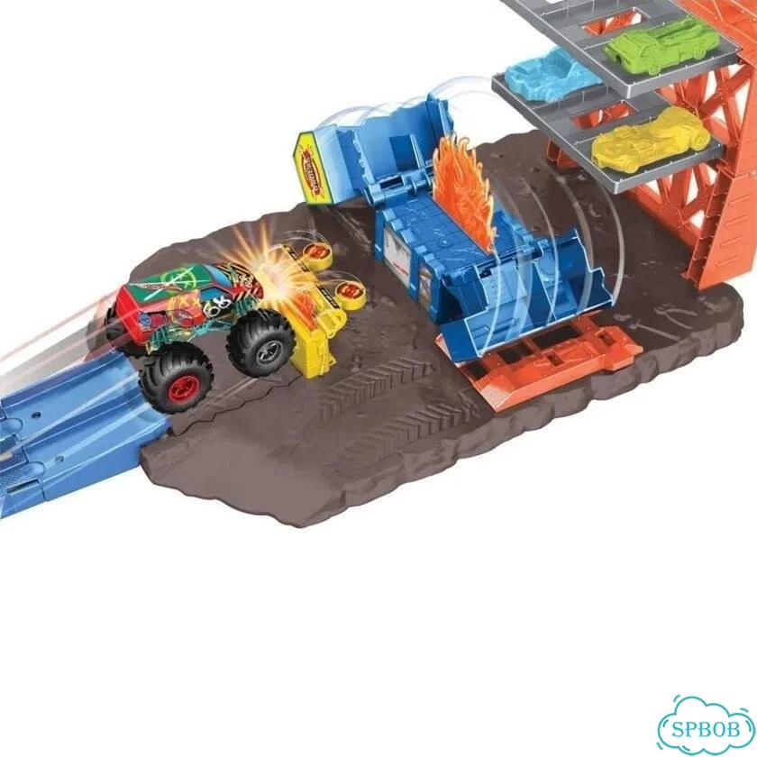 Игровой набор hot wheels взрывная станция фото 8