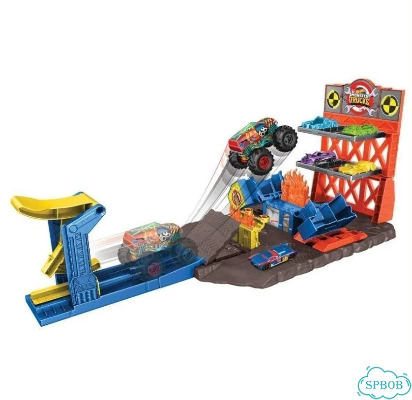 Игровой набор hot wheels взрывная станция фото 9