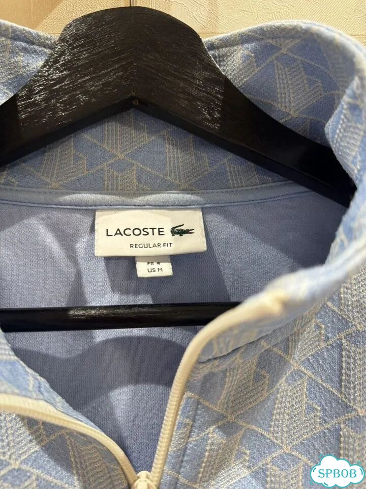 Мужская жаккардовая толстовка Lacoste paris фото 2