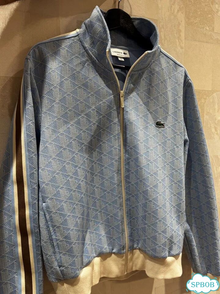 Мужская жаккардовая толстовка Lacoste paris фото 3