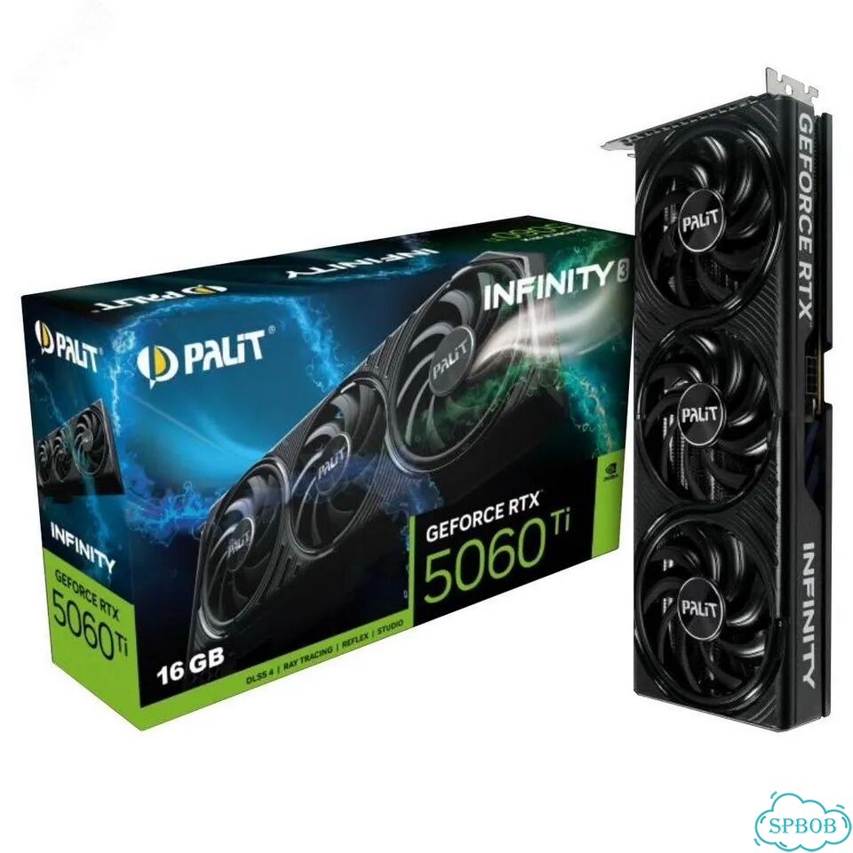 Видеокарта rtx 5060 ti 16 gb palit infinity фото 1