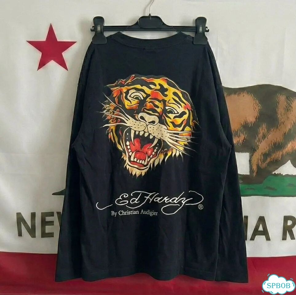 Лонгслив Ed Hardy Tiger Черный фото 1
