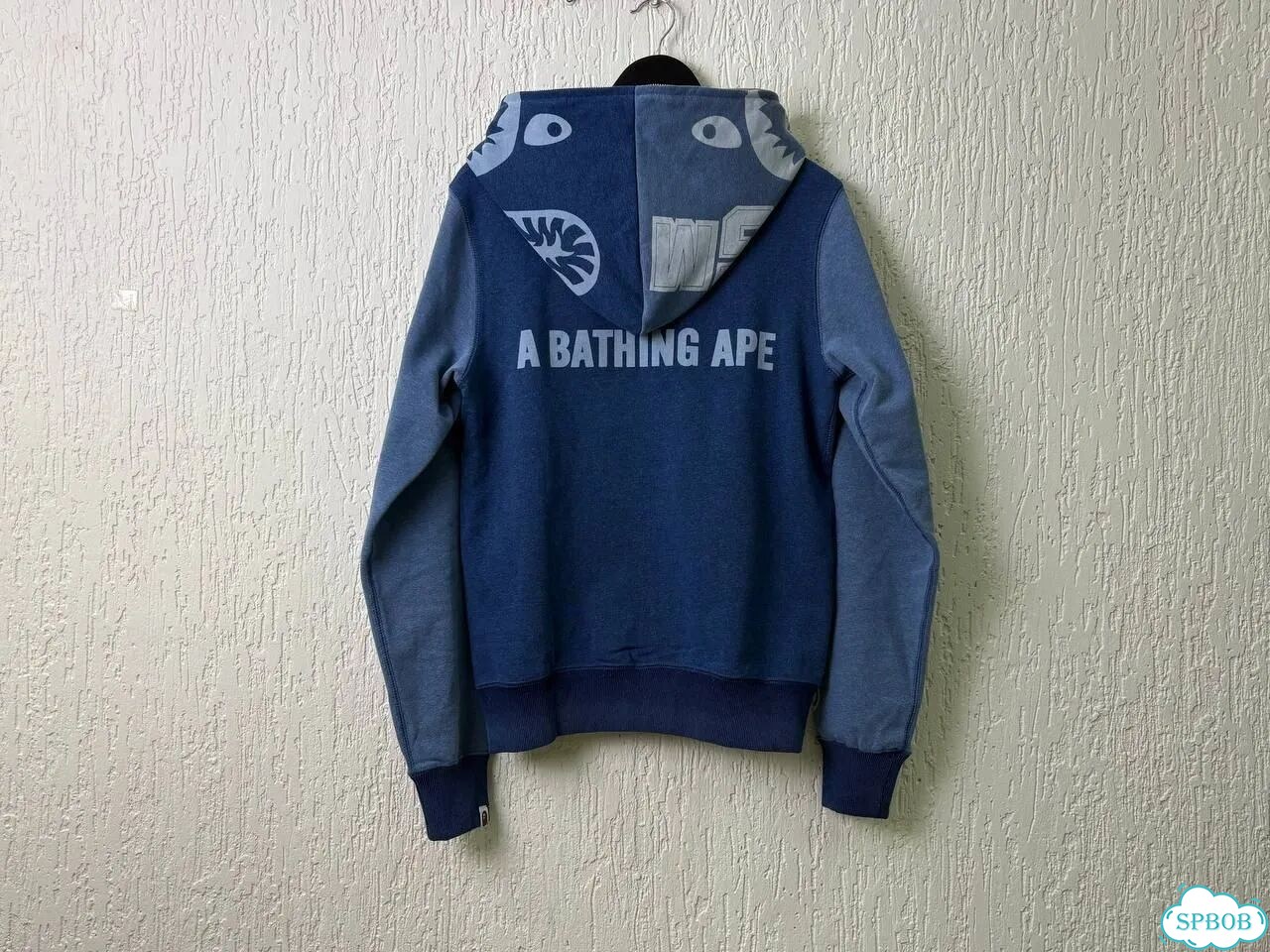 Зип-худи Bape Indigo SS17 S-XL фото 10