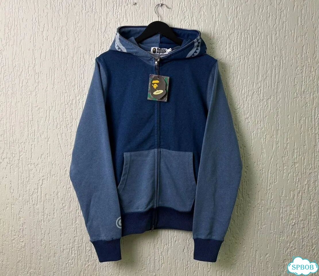 Зип-худи Bape Indigo SS17 S-XL фото 2