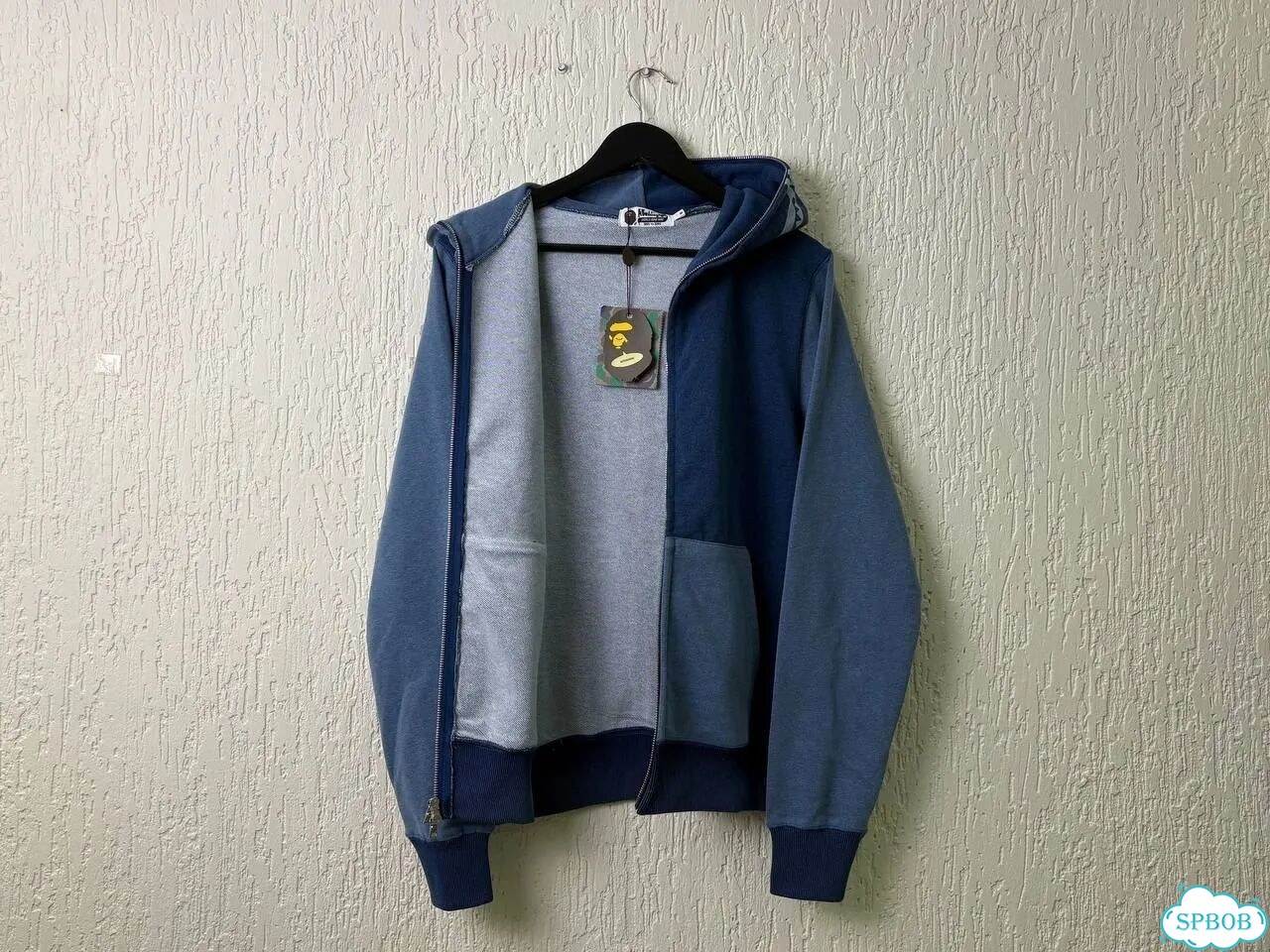 Зип-худи Bape Indigo SS17 S-XL фото 3