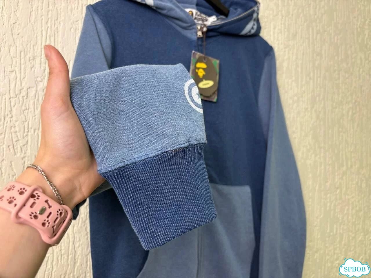 Зип-худи Bape Indigo SS17 S-XL фото 4
