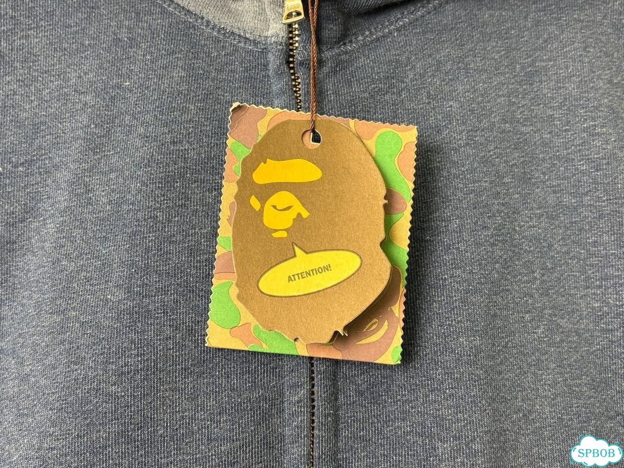 Зип-худи Bape Indigo SS17 S-XL фото 9
