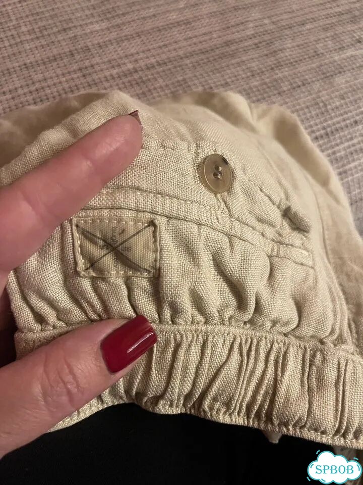 Льняные брюки zara 116 фото 7