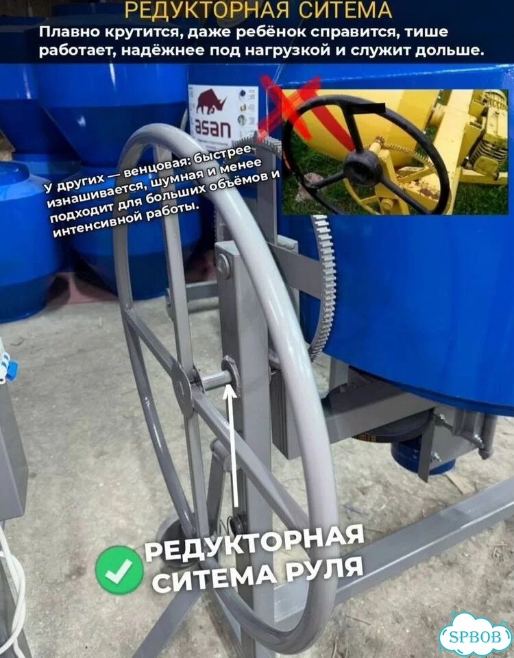Оптом Бетономешалка 280л от цеха Санкт-Петербург фото 4