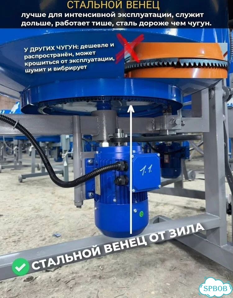 Оптом Бетономешалка 280л от цеха Санкт-Петербург фото 6