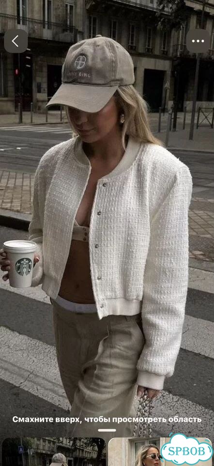Бомбер женский zara фото 4
