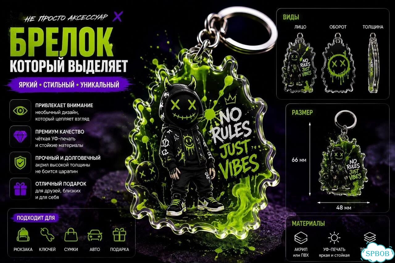 Изготовление акриловых брелоков на заказ фото 1