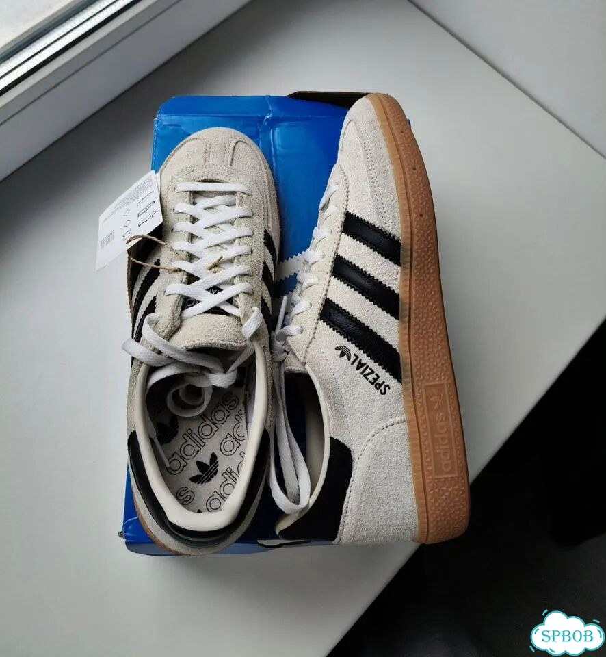 Кеды Adidas handball spezial W бежевые фото 1