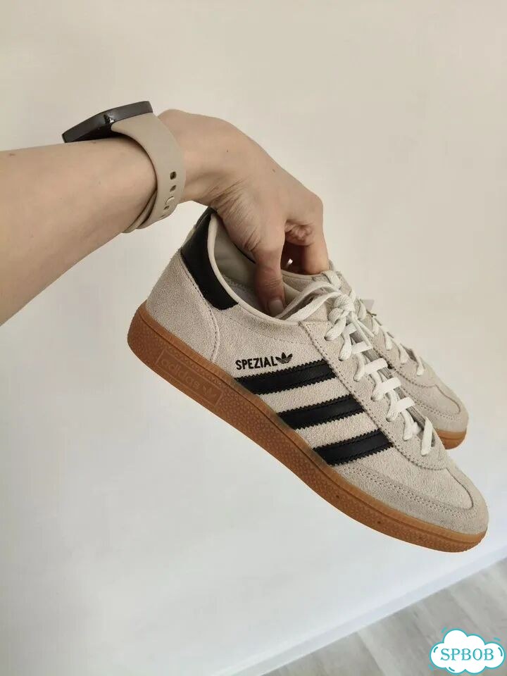 Кеды Adidas handball spezial W бежевые фото 6