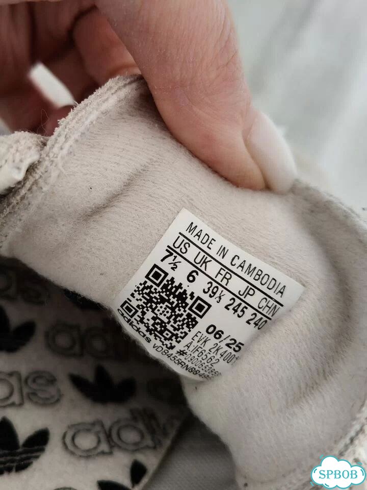 Кеды Adidas handball spezial W бежевые фото 8