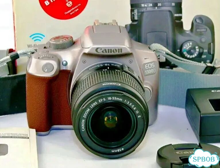 Canon EOS 1300D Steel Kit 18-55mm II WI-FI NFC фото 5