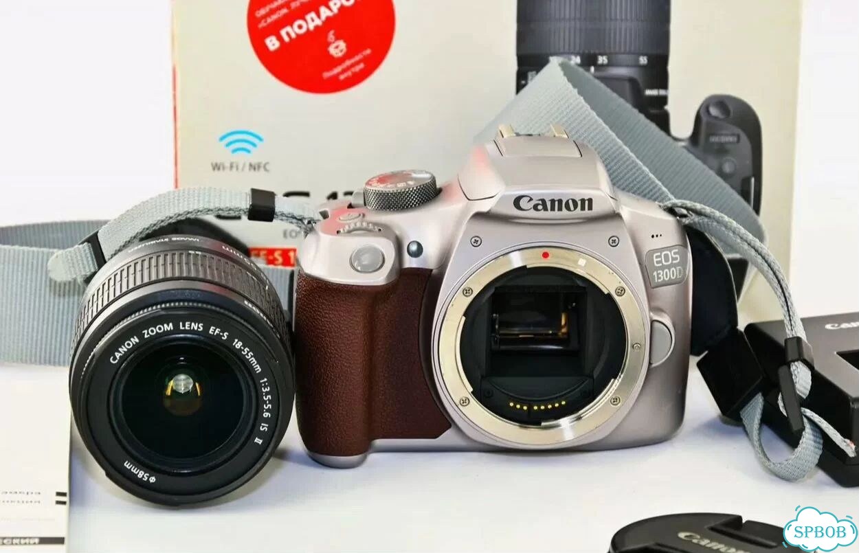 Canon EOS 1300D Steel Kit 18-55mm II WI-FI NFC фото 7