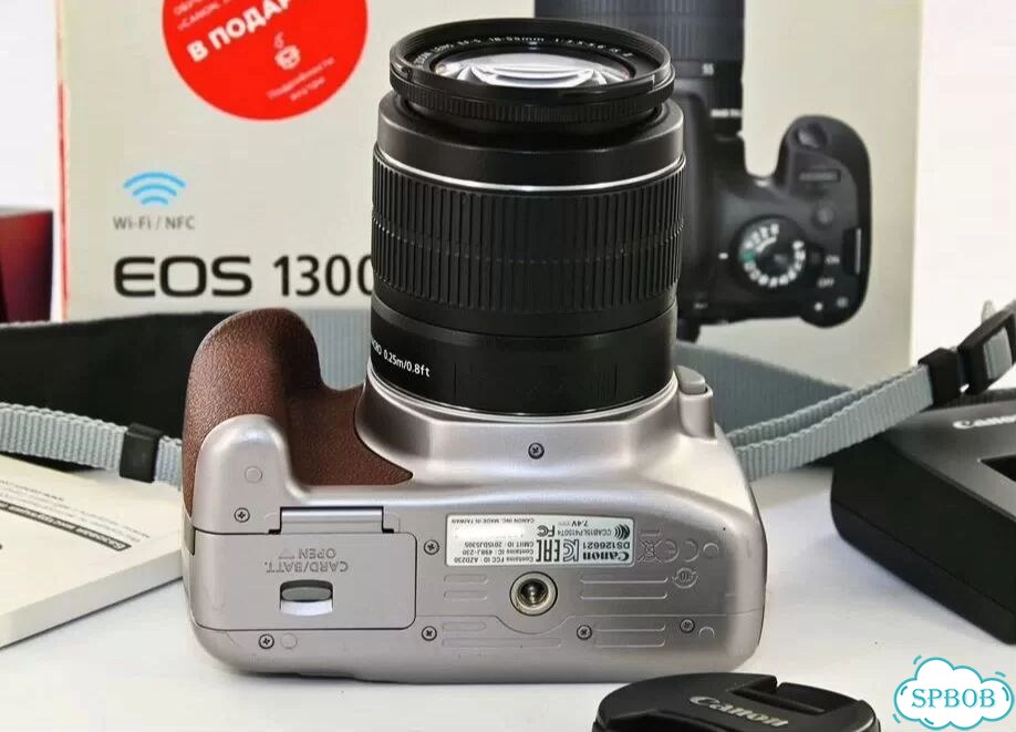 Canon EOS 1300D Steel Kit 18-55mm II WI-FI NFC фото 9