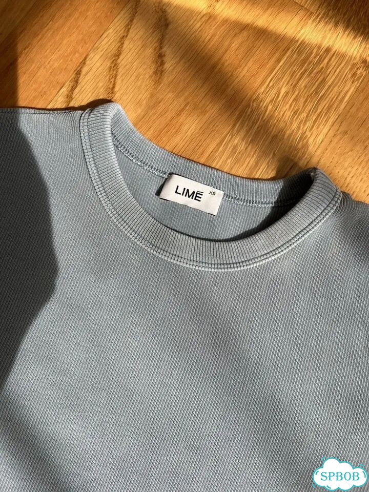 Футболка lime в рубчик фото 2
