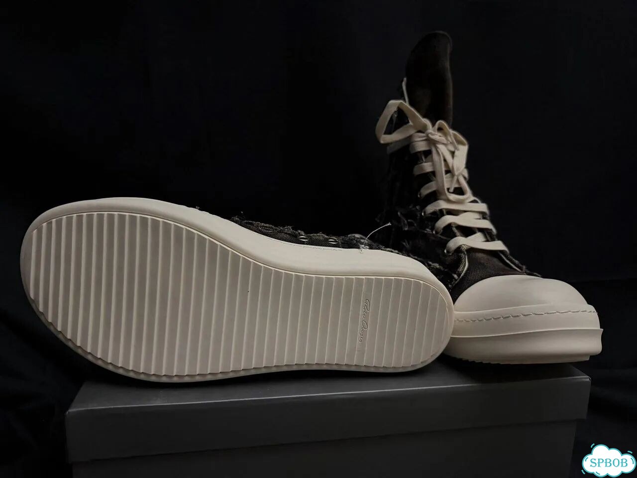 Rick owens ramones slashed distressed 25ss фото 3
